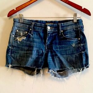 Mother jean shorts